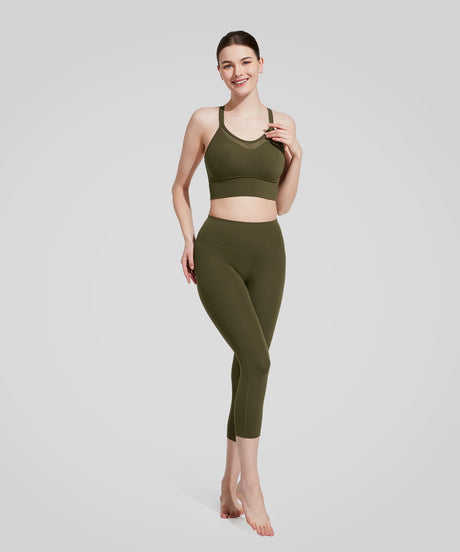 Anywhere Lightweight Breathable Stretchy Capri Leggings| Women's Sports Skirt