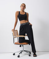 Anywhere V-Back geflochtener weicher Yoga-BH | Damen-Sport-BH mit leichter Unterstützung