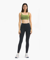 Sömlösa, smidiga yogaleggings med hög midja | Damleggings med lätt stöd