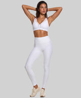 Reggiseno da corsa imbottito con scollo a V e schiena incrociata Power | Reggiseno sportivo ad alto sostegno da donna