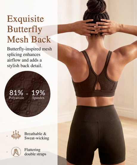 Anywhere Breathable Soft Bra for Yoga & Everyday Wear | Women's Light Support Sports Bra