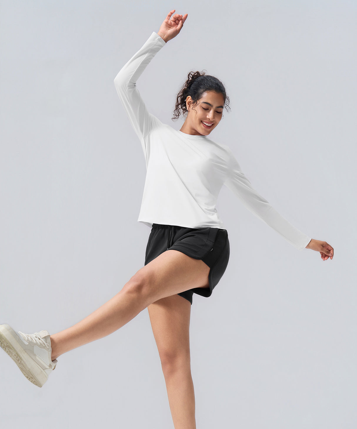 Anywhere Soft & Lightweight Basic Long Sleeve T-Shirt| Women's Long Sleeve T-shirt