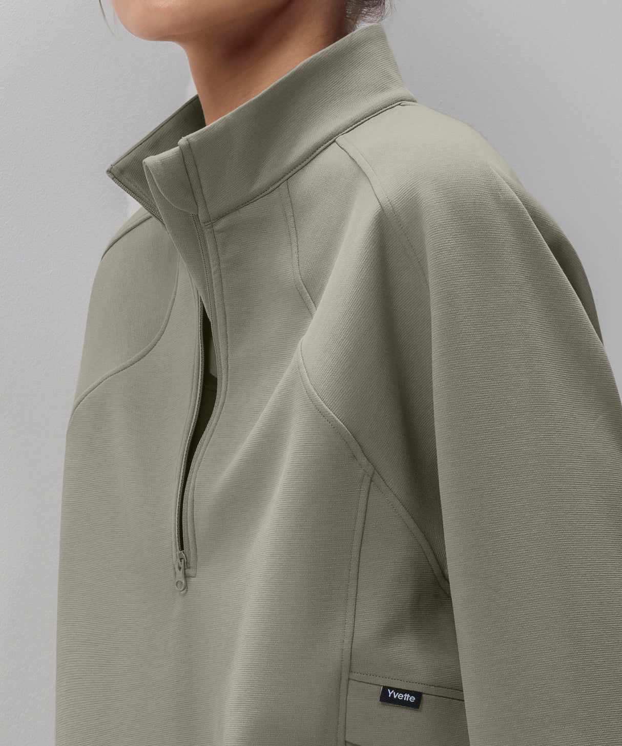 Anywhere™ Half-Zip Mock Neck Pockets Sweatshirt | Women's Sports Sweatshirt