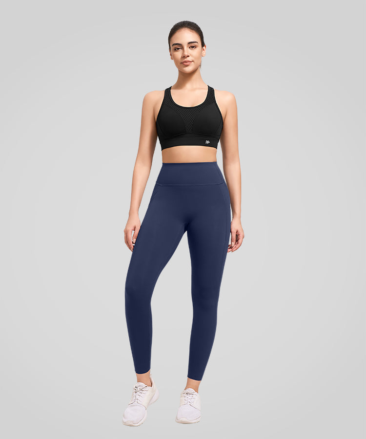 Power Butterfly Back Mesh Breathable Running Bra| Women's High Support Sports Bra