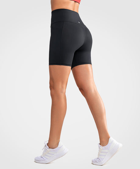 Shift löparshorts med hög midja, 15 cm | Sportshorts med högt stöd för kvinnor