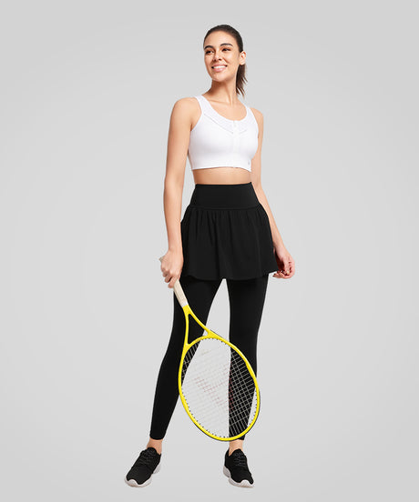 Power Waffle Mesh Breathable Running Bra | Women's High Support Sports Bra