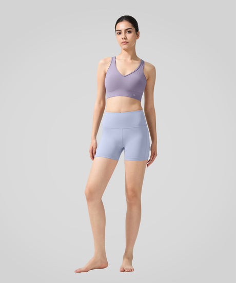 Anywhere V-ringad ny stil med racerback-yoga-bh | Sport-bh med lätt stöd för kvinnor