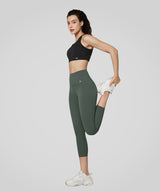 Sömlösa löparleggings med kraftfull rumpa och lift, 62 cm | Damleggings med högt stöd