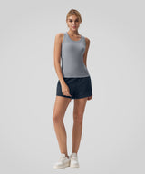 Anywhere Non-See-Through Soft Ribbed Tank| Women's Sports Tank