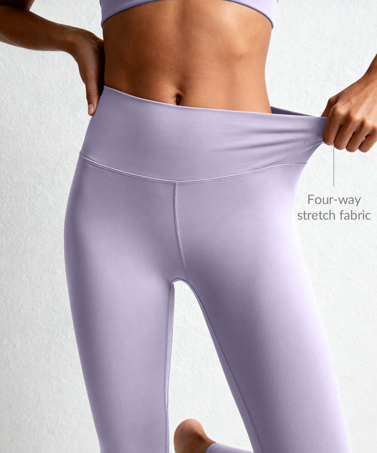 Echo löparleggings med hög midja 67 cm | Damleggings med högt stöd