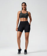Power Adjustable Criss Cross Padded Running Bra | Women's High Support Sports Bra