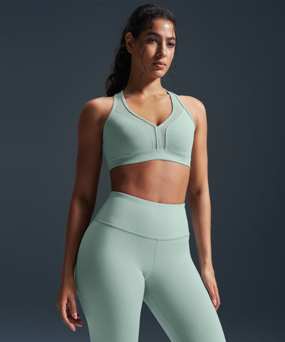 Power V-Ausschnitt Cross Back gepolsterter Lauf-BH | Damen Sport-BH mit starkem Halt