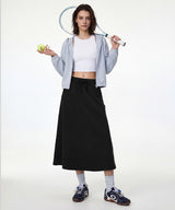 Anywhere Elastic Drawstring Pockets Daily Skirt | Women's Sports Skirt