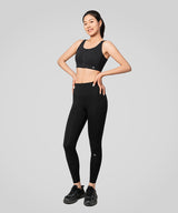 Power Zip Front Wide Straps Sports Bra | Women's High Support Sports Bra