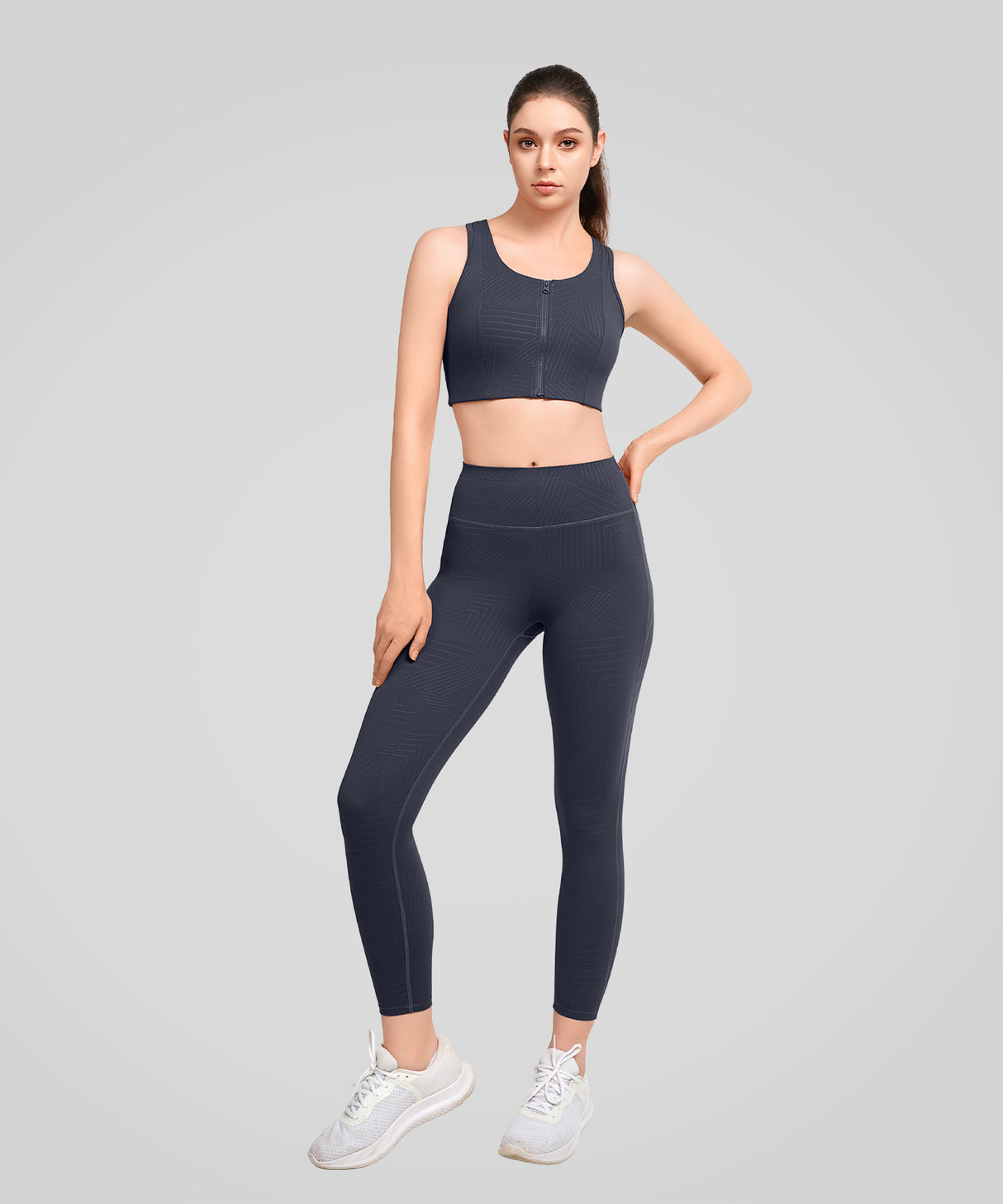 Leggings de running Echo de cintura alta y realce de glúteos (66 cm) | Leggings de alta sujeción para mujer