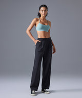 Modern Pleated Long Flowy Wide-leg Suit Pants| Women's Light Support Pants
