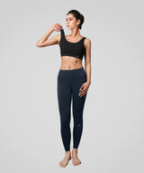 Shift Jacquard Mesh Yoga Bra with Wide Straps & Removable Pads | Women's Light Support Sports Bra