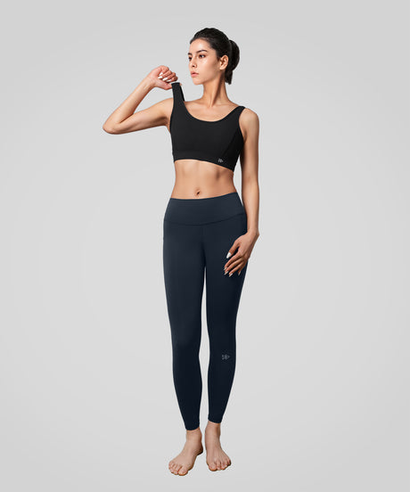 Shift Jacquard Mesh Yoga Bra with Wide Straps & Removable Pads | Women's Light Support Sports Bra
