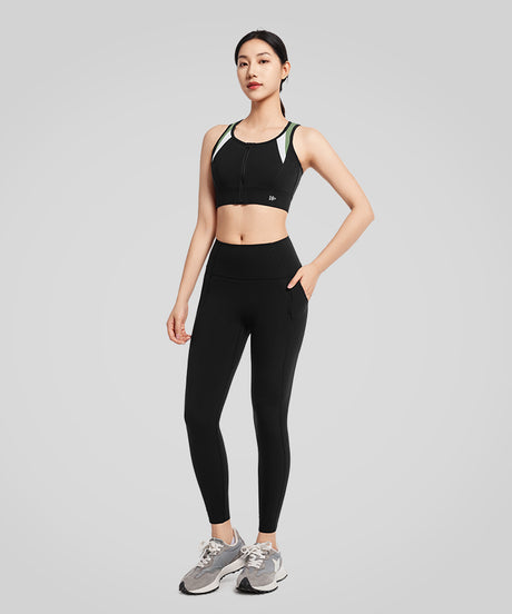Reggiseno sportivo ad alto sostegno Power Color Block Airholes Panel | Reggiseno sportivo ad alto sostegno da donna