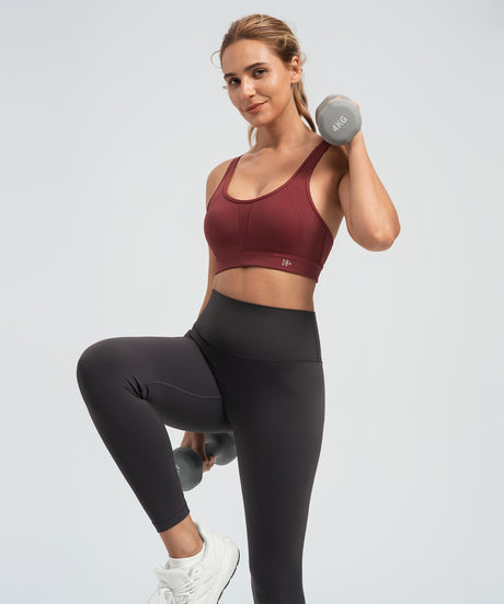 Power Adjustable Two Style Running Bra | Women's High Support Sports Bra