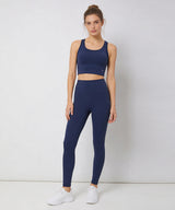 Anywhere Full-Coverage Fixed Pads Mesh Longline Yoga Bra | Women's Sports Tank