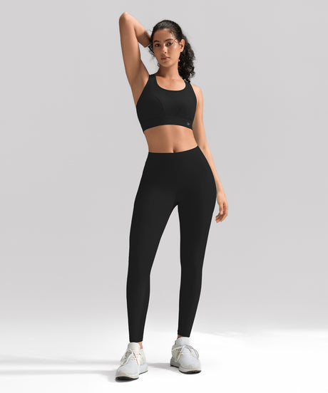 Power Multi-Seam Mesh Neckline Running Bra | Damen Sport-BH mit starkem Halt
