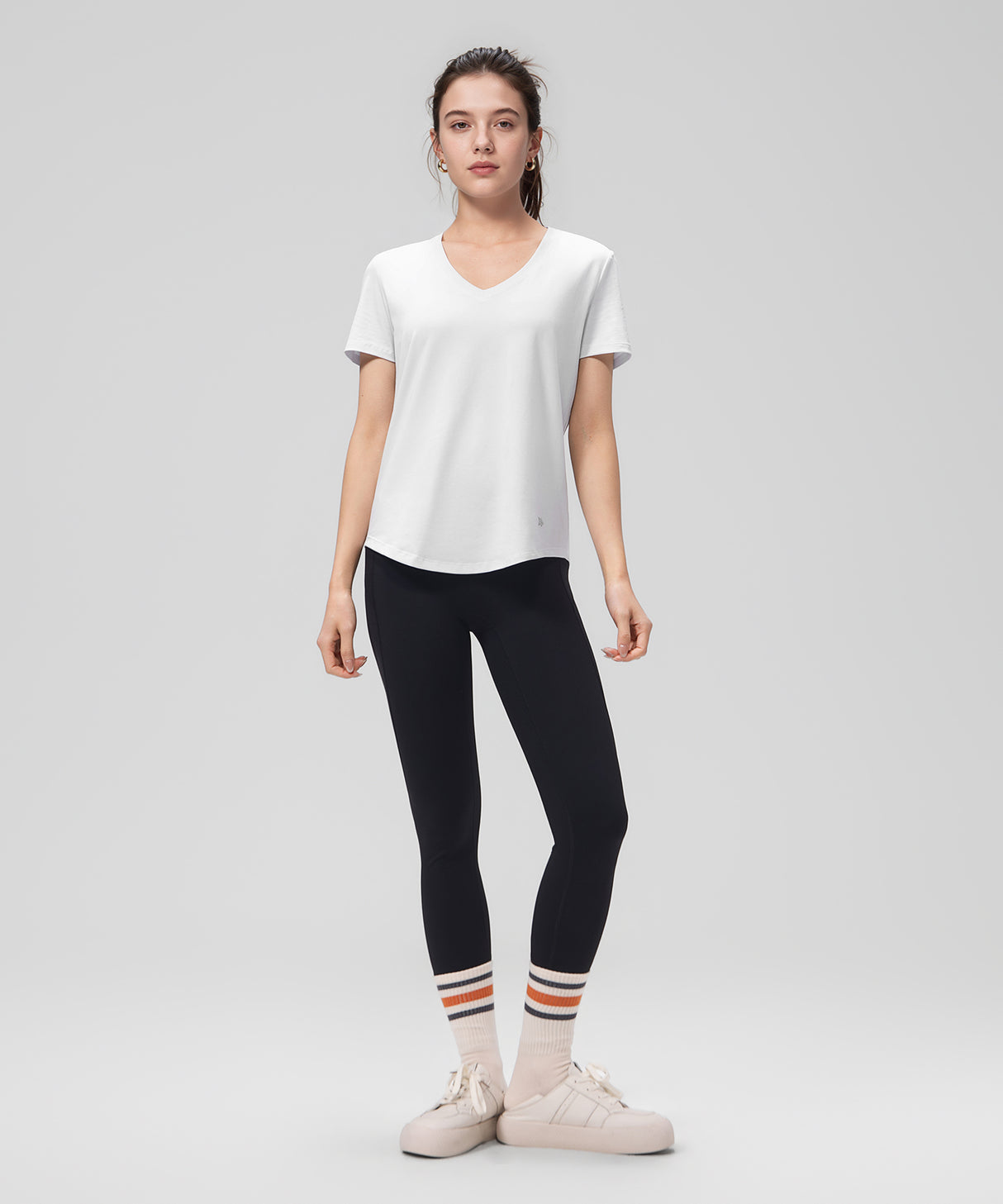 Anywhere V-Neck Lightweight Short Sleeve Tee| Women's Short Sleeve T-shirt