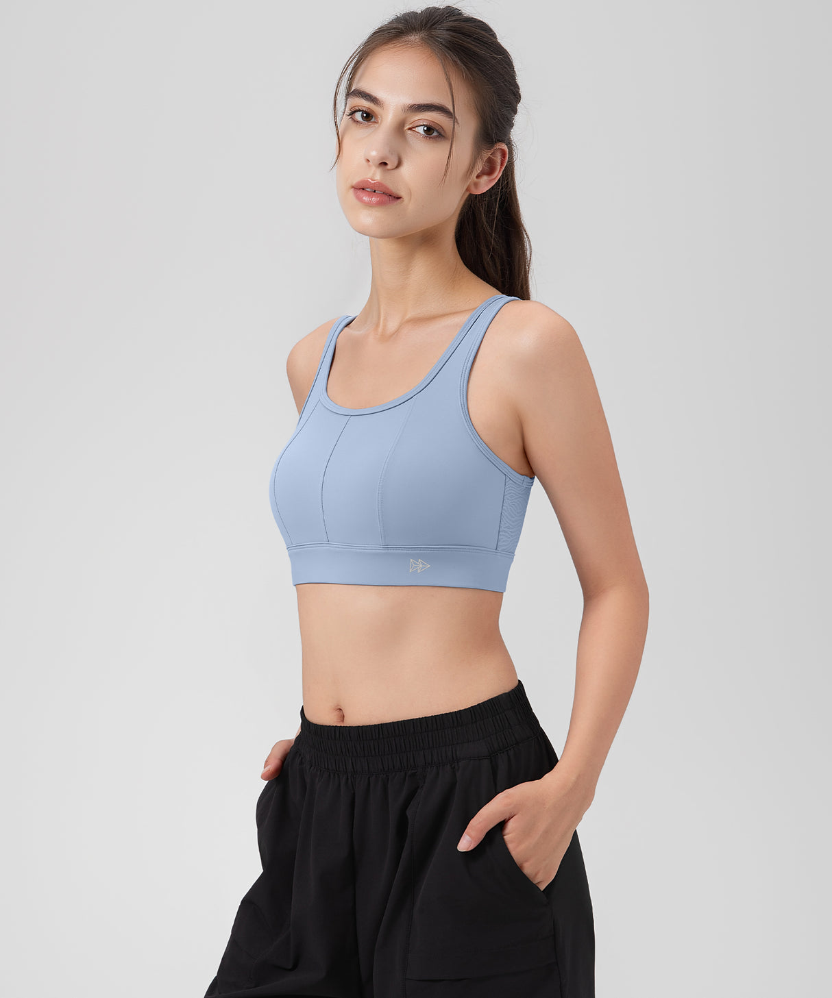 Power Racerback Breathable Lace Mesh Bra | Women's High Support Sports Bra