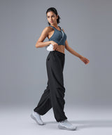 Pantaloni cargo rinfrescanti con elastico in vita e tasche, 28" | Pantaloni leggeri di supporto da donna