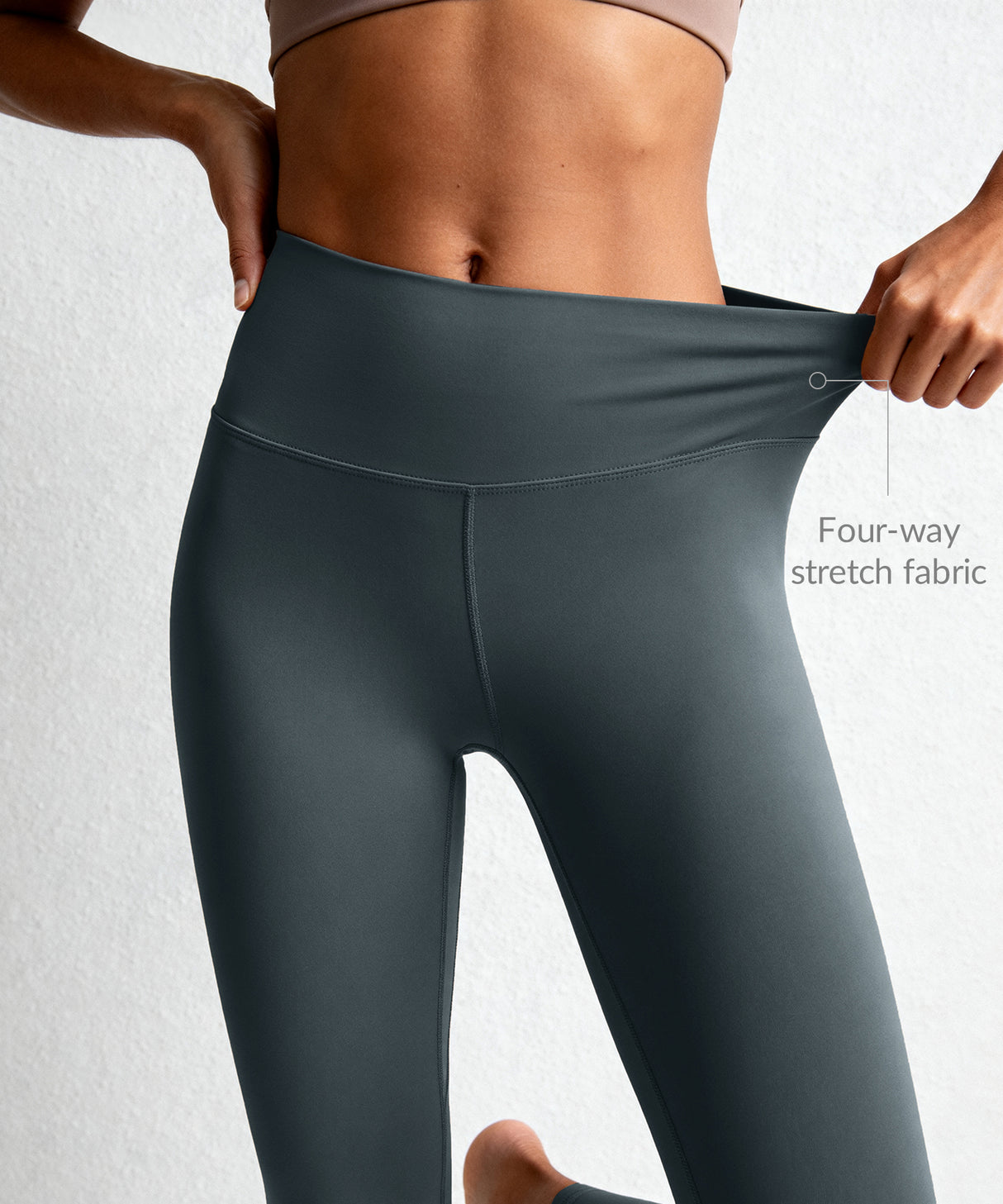 Leggings de running Echo de cintura alta (68 cm) | Leggings de alta sujeción para mujer