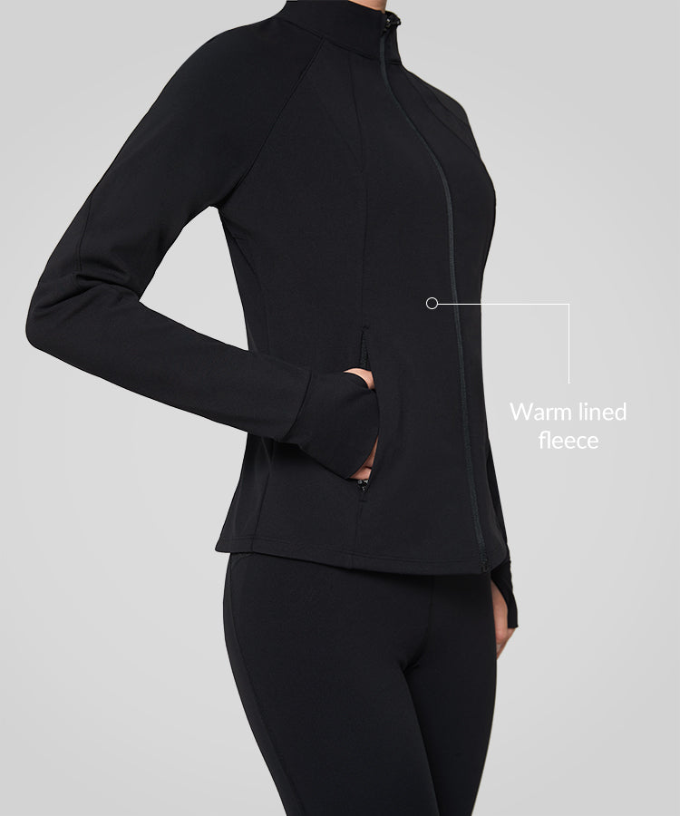 Shift Slim Fit Fleece Lined Athflow Jacket| Women's Sports