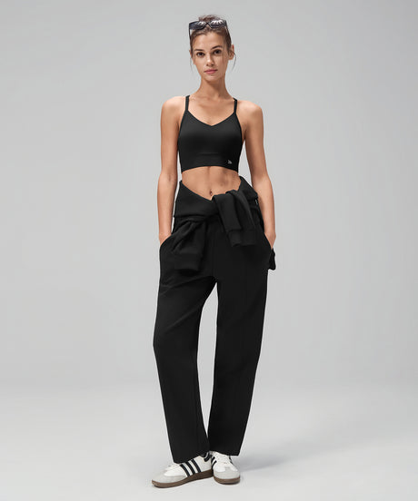 Anywhere Y-Back Design Insydda Yoga-BH med Vadder | Sport-BH med Lätt Stöd för Damer