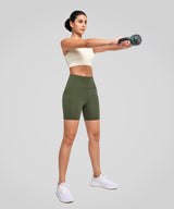 Shorts ajustados de cintura alta Shift para correr (8, 10, 15 y 20 cm) | Shorts deportivos de alta sujeción para mujer