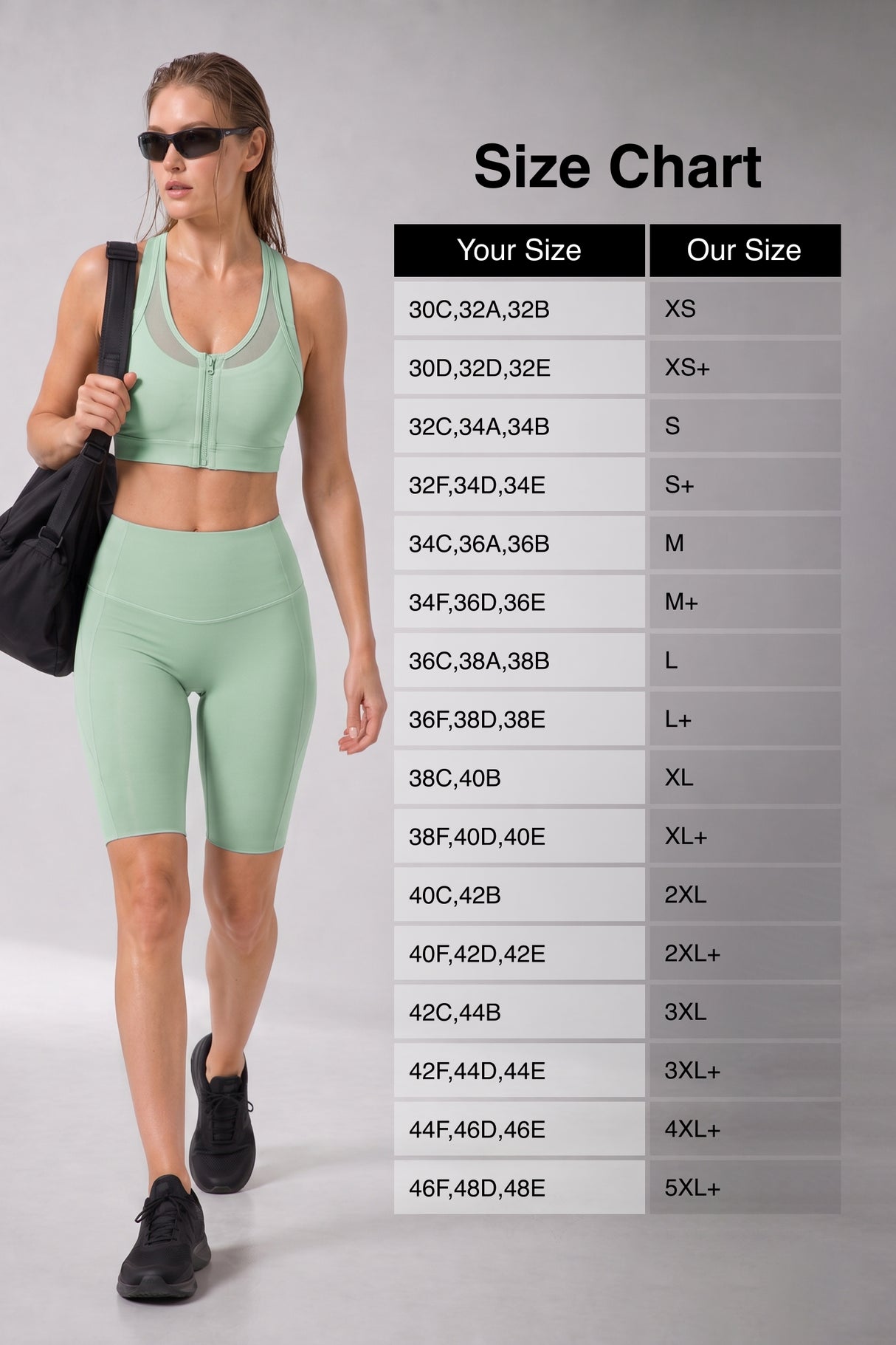 Power™ Zip Front Breathable Full-Coverage Running Bra | Women's High Support Sports Bra