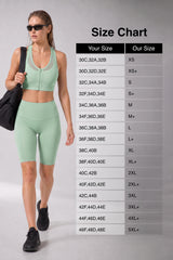 Power™ Zip Front Breathable Full-Coverage Running Bra | Women's High Support Sports Bra