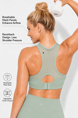 Shift™ Racerback Breathable Full-Coverage Running Bra | Women's High Support Sports Bra
