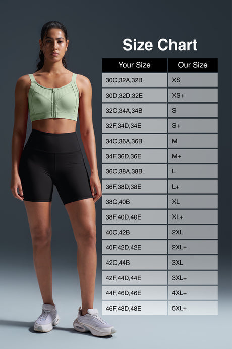 Power™ Soft Adjustable High-Support Mesh Running Bra | Women's High Support Sports Bra