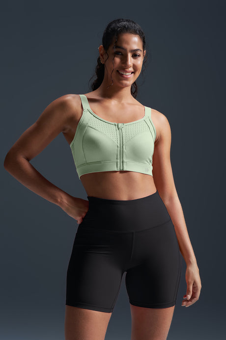 Power™ Soft Adjustable High-Support Mesh Running Bra | Women's High Support Sports Bra