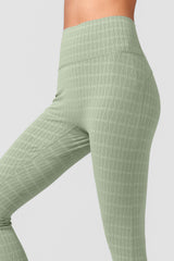 Power™ Jacquard Pattern No Front Seam High-Rise Running Leggings 25inches | Women's High Support Leggings
