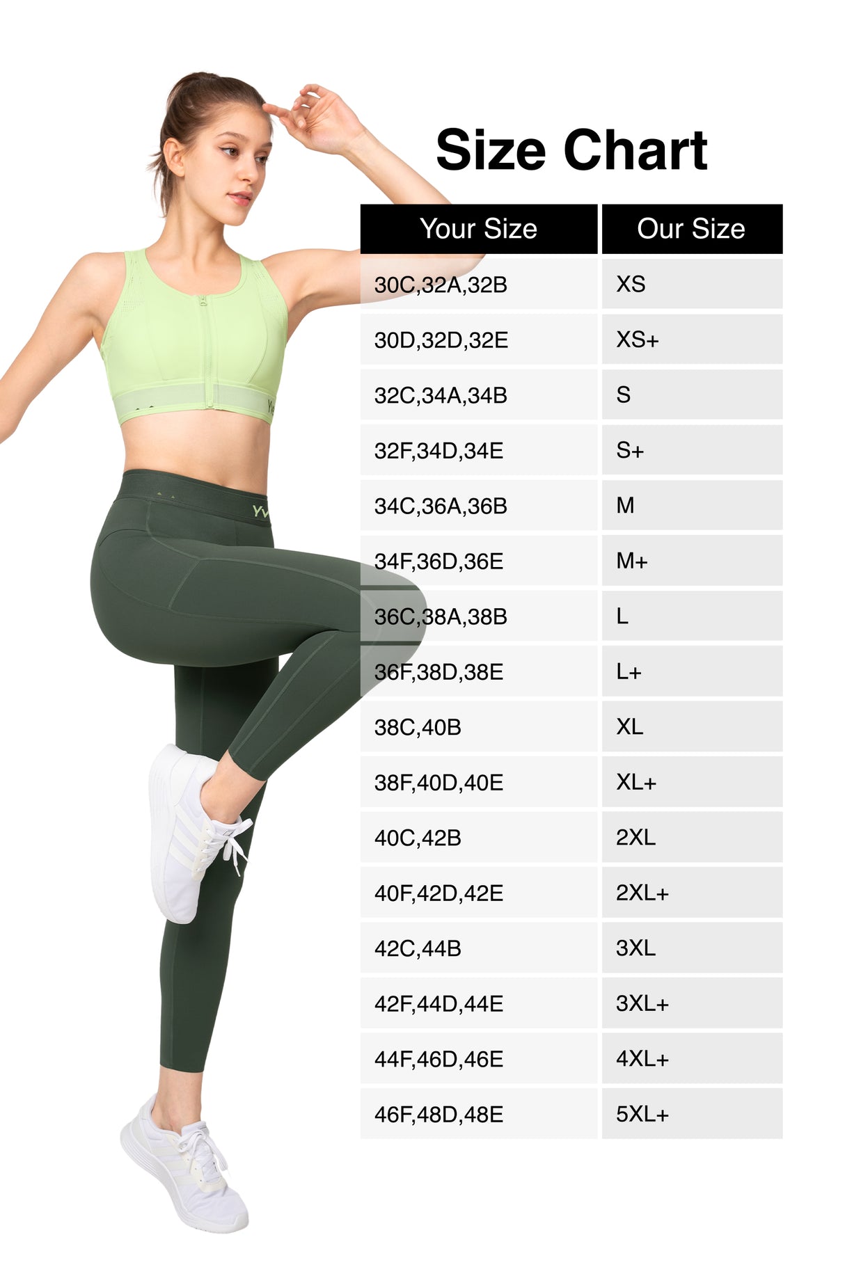 Echo™ Breathable Zip-Front Sustainable High-Support Bra | High-Impact Support Best For Running, HIIT & Training