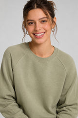 Anywhere™ Cropped Stretch Sweatshirt With Relax Fit | Women's Sports Sweatshirt