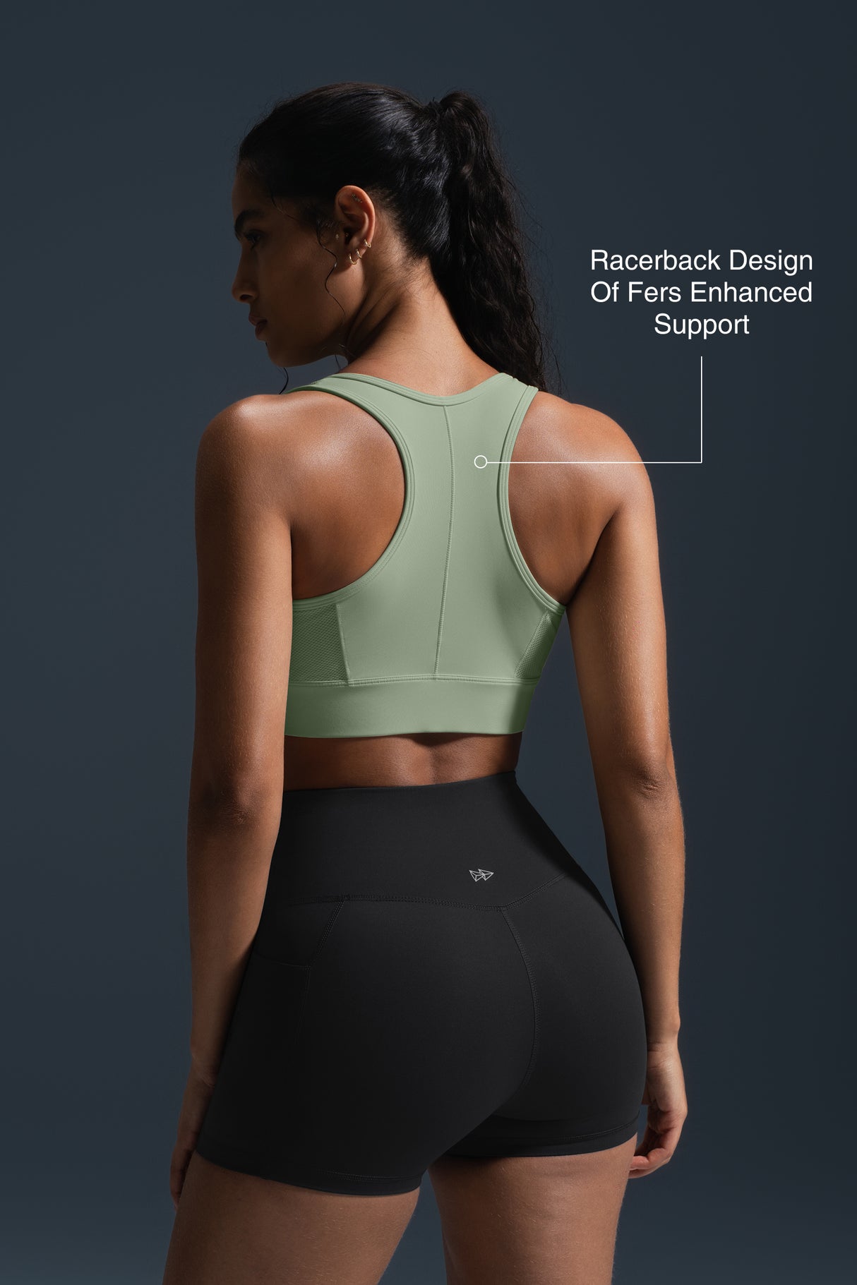 Enfold™ Zip-Front Mesh Racerback High-Support Bra for Larger Busts | Women's High Support Sports Bra