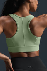 Enfold™ Zip-Front Mesh Racerback High-Support Bra for Larger Busts | Women's High Support Sports Bra