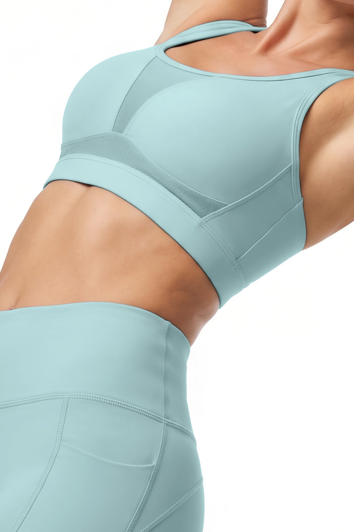 Power™ Adjustable Crisscross Straps With Mesh Sports Bra | High Support  for Running, HIIT & Training