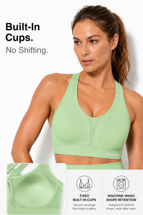 Power™ Cross-Back Breathable High Impact Running Bra | Women's High Support Sports Bra