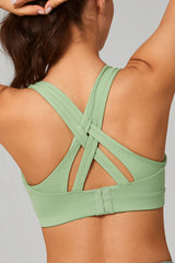 Power™ Cross Back Padded Running Bra | Women's High Support Sports Bra