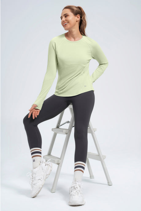 Anywhere™ Performance Jacquard Mesh Long Sleeve T-shirt | Women's Long Sleeve T-shirt - image 16