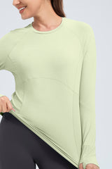 Anywhere™ Performance Jacquard Mesh Long Sleeve T-shirt | Women's Long Sleeve T-shirt