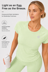 T-shirt slim fit ultraleggera e fresca al tatto | T-shirt a maniche corte da donna