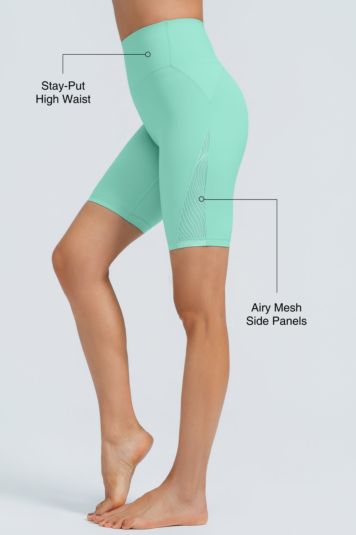 Anywhere™ High-Waisted Breathable Bike Shorts 5" | Women's Yoga, Running & HIIT Shorts